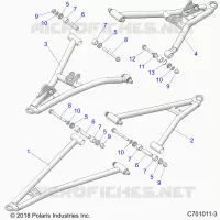 SUSPENSION AVANT CONTROL ARMS