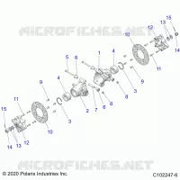 SUSPENSIONDLE HUBS, CARRIER AND BRAKE DISC
