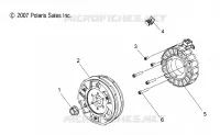 MOTEUR, STATOR and VOLANT MOTEUR