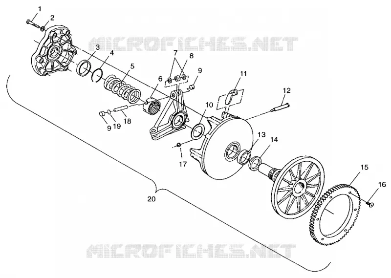 EMBRAYAGE DE TRANSMISSION