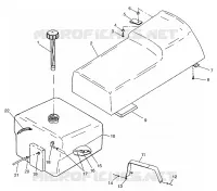 SIEGE ET RESERVOIR WIDETRAK LX 0972065 and  EUROPEAN WIDETRAK LX E972065 (4938223822A006)