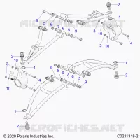 SUSPENSION AVANT A-ARM MOUNTING