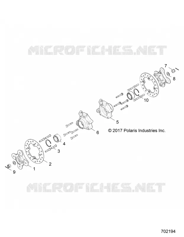 SUSPENSION ARRIERE CARRIER AND HUB