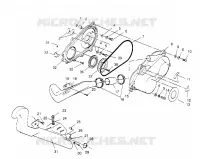 COUVERCLE D'EMBRAYAGE ASSEMBLY Scrambler W957840 (4927252725C006)