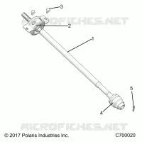 DRIVE TRAIN, ARBRE DE TRANSMISSION AVANT