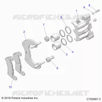 BRAKES, ETRIER DE FREIN ARRIERE