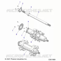 DRIVE TRAIN, JACKSHAFT AND ARBRE DE TRANSMISSION