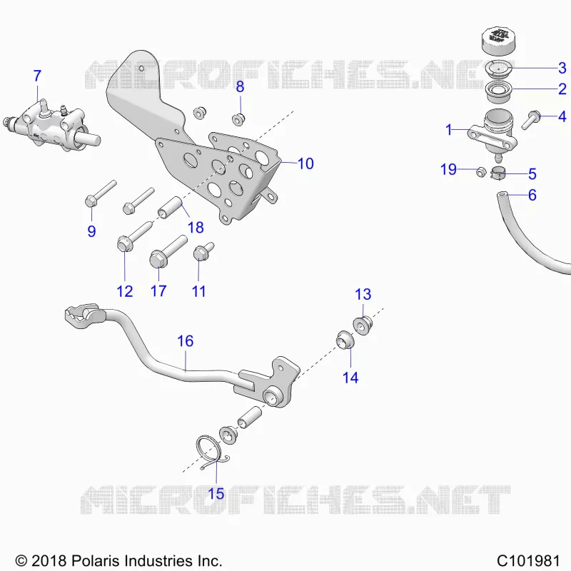BRAKES, BRAKE PEDAL AND MAITRE CYLINDRE