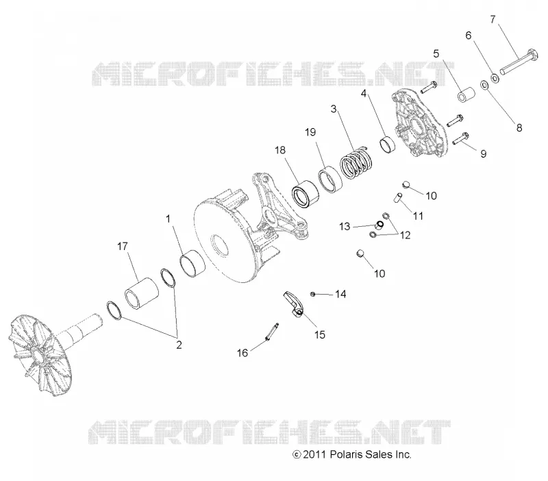 SYSTÃˆME DE TRANSMISSION, PRIMARY CLUTCH