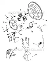 STATOR ASSEMBLY 4X4 350L S938139 (4924342434043A)