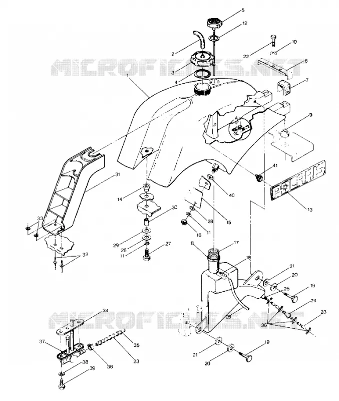 RESERVOIR A CARBURANT (4913501350009A)