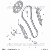 CHAINE DE DISTRIBUTION AND TENSIONER