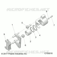 FREIN ARRIERE CALIPER