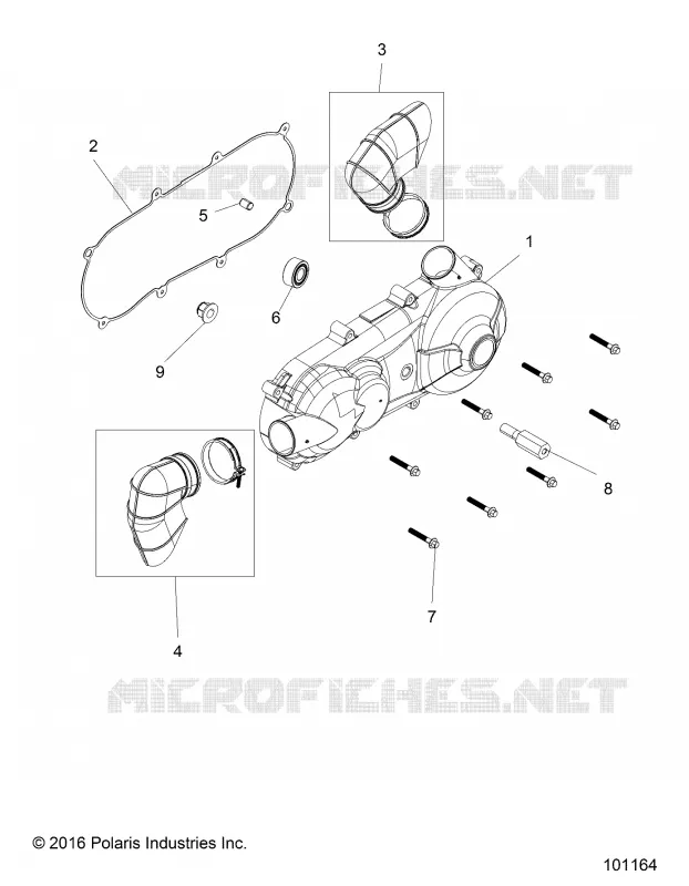 SYSTÃˆME DE TRANSMISSION, CLUTCH COVER AND DUCTING