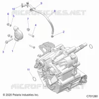 SYSTÃˆME DE TRANSMISSION, MAIN GEARCASE MOUNTING