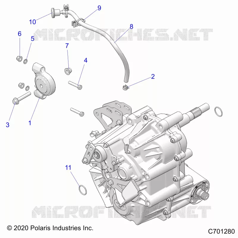 SYSTÃˆME DE TRANSMISSION, MAIN GEARCASE MOUNTING
