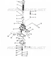 CARBURATEUR 440 0952760, 440 SKS 0952560,  and EUROPEAN 440 SKS E95 (4929032903C011)