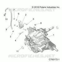 DRIVE TRAIN, MAIN SUPPORT PONT