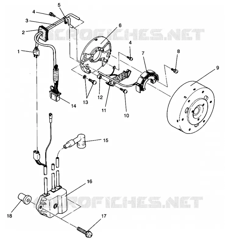 STATOR ASSEMBLY 500 EFI 0963774 and EUROPEAN 500 EFI E963774 (4936183618C014)
