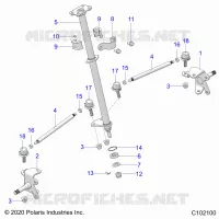 STEERING, COLONNE DE DIRECTION AND TIE ROD ASM