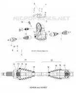 DRIVE LINE, PONT AND HALF SHAFT