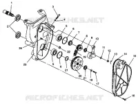 CARTER DE CHAINEE ASSEMBLY 600 XCR 0941667 (4927092709018A)