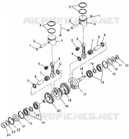 VILEBREQUIN ET PISTON HURRICANE B964466 AND INTL. HURRICANE I964466 (4935733573C002)