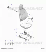 SIEGE (DRIVER) AND SEAT BELT MOUNTING