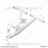 SUSPENSION AVANT CONTROL ARMS LOWER