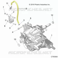 DRIVE TRAIN, MAIN SUPPORT PONT
