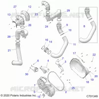 SYSTÃˆME DE TRANSMISSION, CLUTCH COVER AND DUCTING
