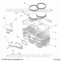 CYLINDRE AND PISTON