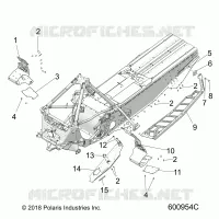 CHASSIS, PROTECTION D'EMBRAYAGE/FOOTRESTS/RUNNING BOARDS