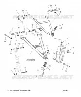 SUSPENSION, CONTROL ARMS, SPINDLE AND AMORTISSEUR MNTG
