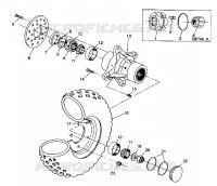 ROUE AVANT 4X4 250 W938127 (4924042404014A)