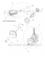 MOTEUR, VILEBREQUIN, PISTON AND BALANCE SHAFT