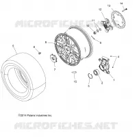 ROUES, REAR and HUB