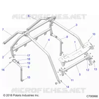 CHASSIS, CAB CADRE