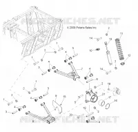 SUSPENSION, TRIANGLES SUSPENSIONS ET AMORTISSEURS AND TRANSMISSION ARRIERE