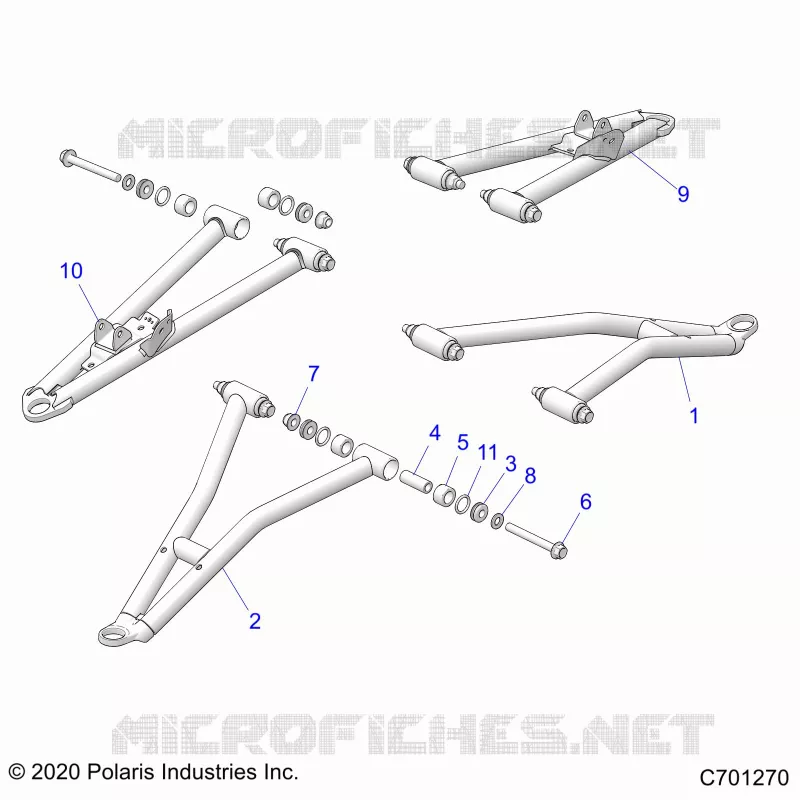 SUSPENSION AVANT CONTROL ARMS