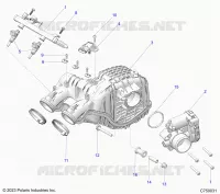 ENGINE, PRISE D'AIR MANIFOLD