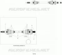 DRIVE TRAIN, TRANSMISSION AVANT SHAFT