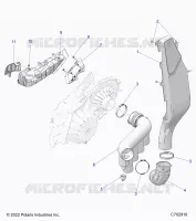 SYSTÃˆME DE TRANSMISSION, CLUTCH COVER DUCTING