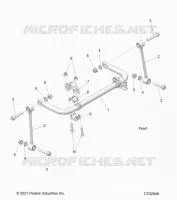 SUSPENSION AVANT STABILIZER. BAR