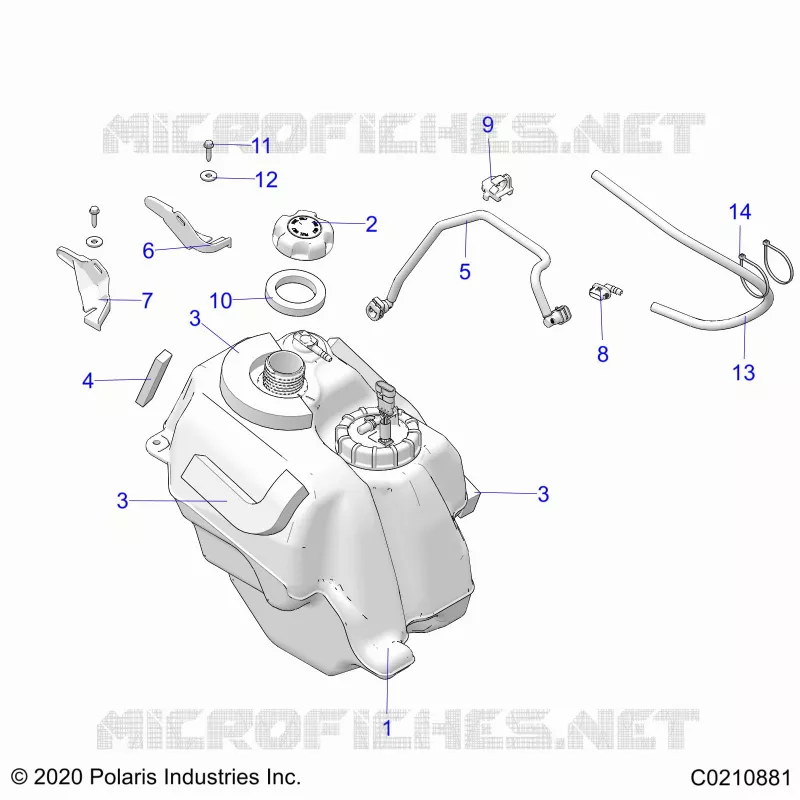 SYSTÃˆME D'ALIMENTATION, FUEL TANK ASM.