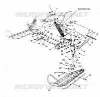 SUSPENSION AVANT AND SKI XLT 0950756, XLT SKS 0950556,  XLT SKS EURO E95055 (4928842884B004)