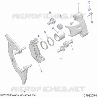 FREIN AVANT CALIPER