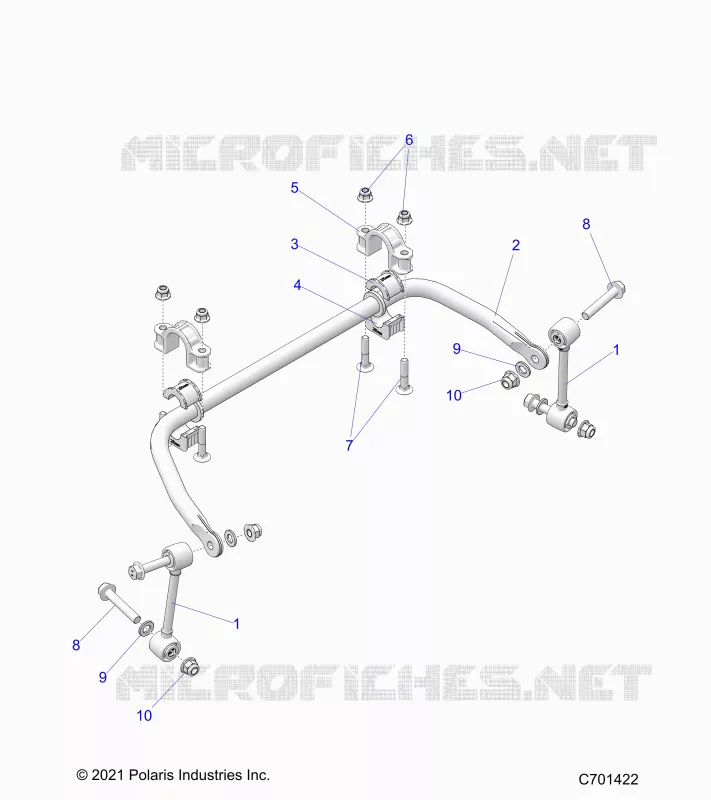 SUSPENSION, REAR BARRE STABILISATRICE