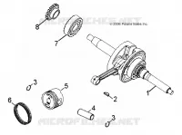 MOTEUR, VILEBREQUIN AND PISTON