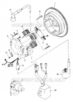 STATOR ASSEMBLY Trail Boss / W928527 (4922892289038A)